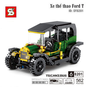 Bộ xếp hình Xe cổ điển Mater Lego Racer 8201