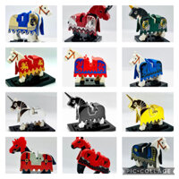 LEGO ACCESSORIES - ĐỒ CHƠI LẮP RÁP LEGO - GIÁP NGỰA TRUNG CỔ - LEGO HORSE BARDING