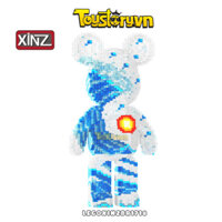 Lego Bearbrick 50cm có Đèn LED Họa tiết Mặt Trời mọc trên Biển LEGOXINZBR1718