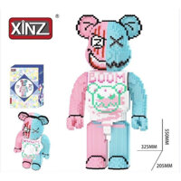 Lego Bearbrick Cỡ Lớn Size 55cm, Đồ Chơi Lắp Ráp Gấu Bearbrick Nhiều Mẫu Mới Nhất 2023