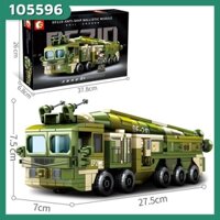 Lego - Bộ đồ chơi lắp ráp xếp hình Xe tên lử.a phòng không quân sự,lego xếp hình sáng tạo, Đồ chơi trẻ em_ Lego Việt Nam