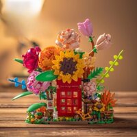 Lego Bộ Đồ Chơi Xếp Hình Giỏ Hoa Trang Trí Dành Cho Trẻ Em