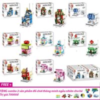 Lego bộ xếp hình trung tâm thành phố Sembo block