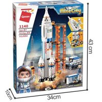 Lego Bộ xếp hình Vụ phóng tên lửa -  Qman 1140