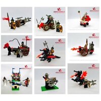 LEGO CASTLE REAL - ĐỒ CHƠI LẮP RÁP LEGO TRUNG CỔ LÂU ĐÀI - 4819-4816-4817-4818-4806-4801--6032-6095-4807-6094-2856