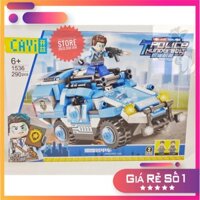 Lego CAYI-1536 Lắp Ráp Xe Cảnh Sát Cơ Động - Police Thunder ( 290 Mảnh ) [Hot]