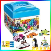 Lego cho bé (LOẠI 460 CHI TIẾT - VỎ XANH) 🍄Mina Shop🍄