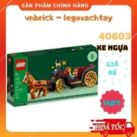 LEGO Chrismast 40603 Wintertime Carriage Ride Xe Ngựa