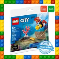 Lego City 30370 - Diver polybag - Bộ xếp hình Lego Thám hiểm đại dương