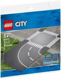 LEGO City 60237 Bộ 2 tấm nền đường 32x32 nút