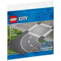 LEGO City 60237 Tấm Đế Nền Ngã Tư Và Khúc Cua