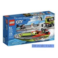 Lego City 60254 xe vận chuyển thuyền đua ( Đồ chơi xếp hình - Do choi xep hinh )