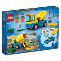 Lego City 60325 - Cement Mixer Truck (85 Mảnh Ghép)