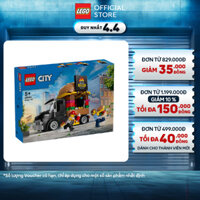 LEGO CITY 60404 Đồ chơi lắp ráp Xe tải Burger lưu động (194 chi tiết)