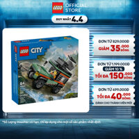 LEGO CITY 60447 Đồ Chơi Xe Leo Núi Địa Hình 4X4 (221 chi tiết)