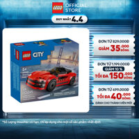 LEGO CITY 60448 Đồ Chơi Lắp Ráp Xe Thể Thao Màu Đỏ (109 chi tiết)
