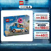 LEGO CITY 60452 Đồ Chơi Lắp Ráp Xe Bánh Donut Di Động (196 chi tiết)