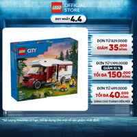 LEGO CITY 60454 Đồ Chơi Lắp Ráp Xe Van Du Lịch (385 Chi Tiết)