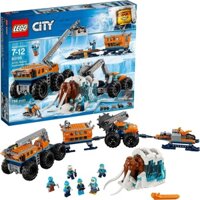 LEGO City Arctic Mobile Exploration Base 60195 Building Kit, Snowmobile Toy and Rescue Game (786 Pieces)