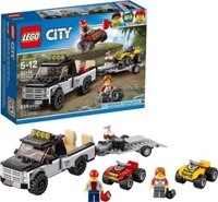 LEGO City ATV Race Team 60148 Building Kit with Toy Truck and Race Car Toys (239 Pieces)