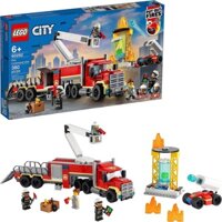 LEGO City Fire Command Unit 60282 Building Kit; Fun Firefighter Toy Building Set for Kids, New 2021 (380 Pieces)