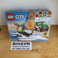 LEGO City Great Vehicles 4x4 with Catamaran 60149 Building Kit (198 pieces)