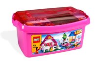 LEGO CREATIVE BUILDING LEGO Large Pink Brick Box (Hộp gạch LEGO màu hồng)