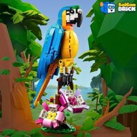 LEGO CREATOR 3in1 31136 – Exotic Parrot (253 pcs) – Vẹt xanh đuôi dài Nam Mỹ – Chính hãng giá tốt TPHCM