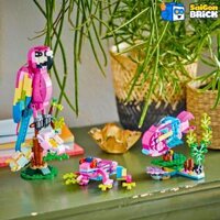 LEGO CREATOR 3in1 31144 – Exotic Pink Parrot (253 pcs) – Vẹt hồng đuôi dài Nam Mỹ – Chính hãng giá tốt TPHCM