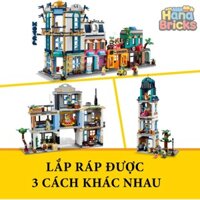 LEGO CREATOR 3in1 Đồ chơi lắp ráp Khu phố trung tâm 31141 (1459 chi tiết)