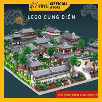 Lego cung điện, đồ chơi xây dựng giáo dục cho bé