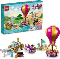 LEGO Disney Princess Enchanted Journey 43216 Building Set - 3in1 Playset with Cinderella, Jasmine, Rapunzel Mini Dolls,