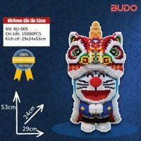 le.go doremon kỳ lân xinz 53cm Đồ chơi xếp hình lắp ráp đô rê mon nanoblock nano block mon doraemon đội lân đầu lân