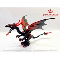 LEGO DRAGON MA - ĐỒ CHƠI LẮP RÁP LEGO RỒNG TRUNG CỔ - CASTLE BLACK HEAD DRAGON