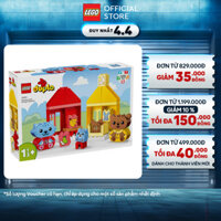 LEGO DUPLO 10414 Đồ chơi lắp ráp Phòng ăn và phòng ngủ của bé (28 chi tiết)