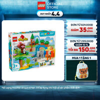LEGO DUPLO 10446 Đồ Chơi Lắp Ráp Gia Đình Động Vật Hoang Dã 3 Trong 1 (92 chi tiết)