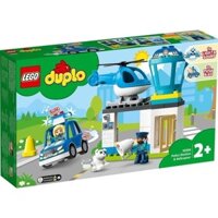 LEGO DUPLO 10959 Trạm cảnh sát và Trực Thăng (40 chi tiết)