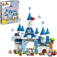 LEGO DUPLO Disney 3in1 Magic Castle 10998 Building Set for Family Play with 5 Disney Figures Including Mickey, Minnie, a