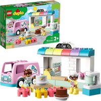 LEGO DUPLO Town Bakery 10928 Educational Play Café Toy for Toddlers, Great Gift for Kids Ages 2 and Over (46 Pieces) - L