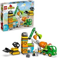 LEGO DUPLO Town Bulldozer Construction Vehicle Toy Set 10990, Early Development and Activity Toys, Big Bricks for Small