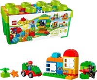 LEGO DUPLO All-in-One-Box-of-Fun Building Kit 10572 Open Ended Toy for Imaginative Play with Large Bricks Made for Toddl