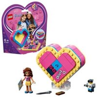 Lego friends lắp ráp chiếc hộp trái tim của olivia 41357