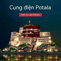 LEGO gạch lắp ráp đồ chơi câu đố có độ khó cao và loại lớn tương thích với 10.000 gói quà tặng Cung điện Putala