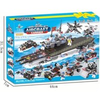 Lego Ghép Hình Tàu Sân Bay Chiến Hạm (906 miếng ghép) SP659