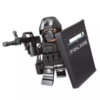 Lego Ghost SWAT Quân Đội Minifigure Cảnh Sát Lực Lượng Đặc Biệt Biệt Biệt Biệt Đội Lá Chắn Trẻ Em Lắp Ráp Khối Xây Dựng Đồ Chơi Cậu Bé