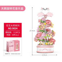 Lego hoa Uyên ương kèm hộp nhạc