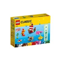 Lego Hộp Gạch Classic Chủ Đề Đại Dương Sáng Tạo 11018