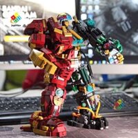 Lego IRONMAN 1200+PSC -  Bộ Đồ Chơi Lắp Ráp Robot Siêu Anh Hùng Phiên Bản Perspective AntiHulk Mecha