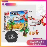 Lego Jiestar 52010 : Lắp Ráp Máy Bay Cứu Hỏa ( 332 Mảnh ) [Hot]