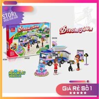 Lego Jiestar20374 Lắp Ráp Xe Phóng Sự Đài Truyền Hình ( 296 Mảnh ) [Hot]